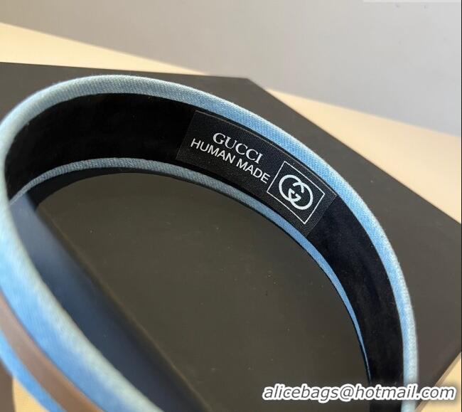 Buy Promotional Gucci Denim Headband 0512 Light Blue 2025
