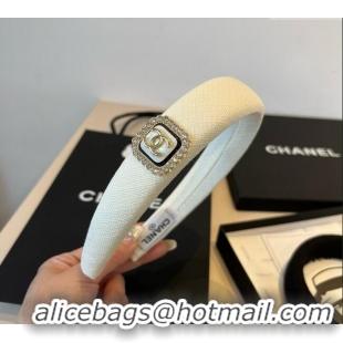 New Fashion Chanel Headband with CC Pearls 0512 White 2025