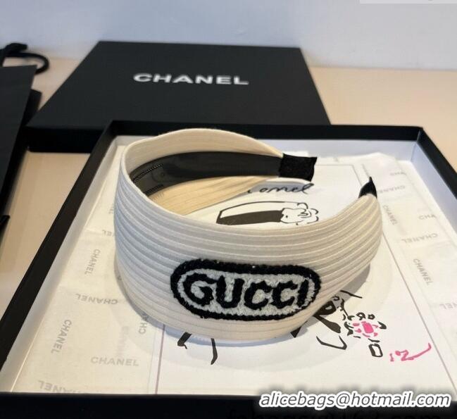 Best Quality Gucci Knit Headband 0512 White 2025