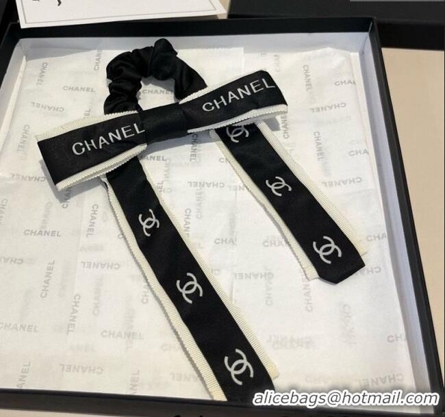 New Stylish Discount Chanel Bow Hairring 0512 Black 2025