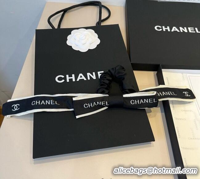 New Stylish Discount Chanel Bow Hairring 0512 Black 2025