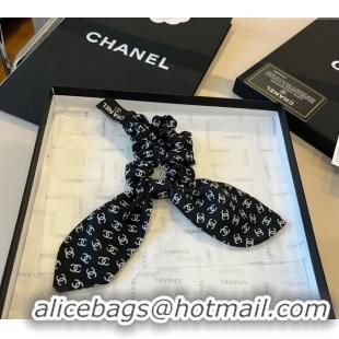 Discount Design Chanel CC Allover Bow Hairring 2104 Black 2025