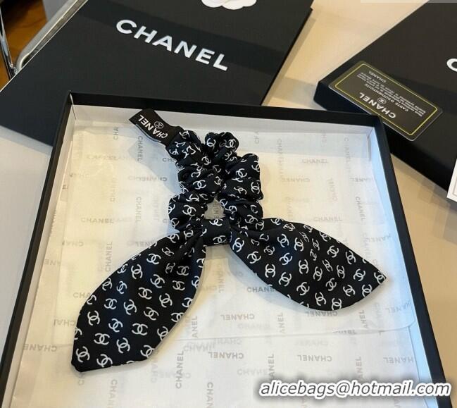 Discount Design Chanel CC Allover Bow Hairring 2104 Black 2025