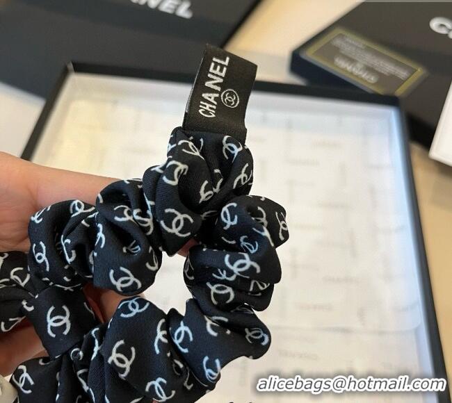 Discount Design Chanel CC Allover Bow Hairring 2104 Black 2025
