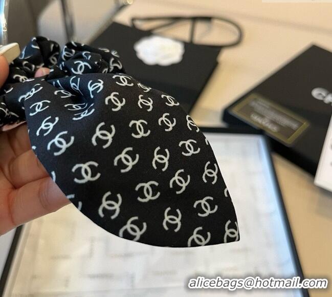 Discount Design Chanel CC Allover Bow Hairring 2104 Black 2025