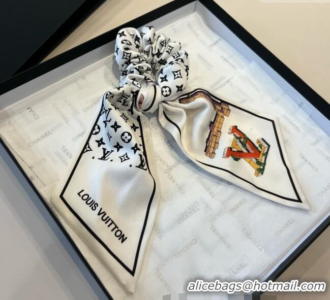 Big Discount Louis Vuitton Monogram Bow Hairring 2110 White 2025