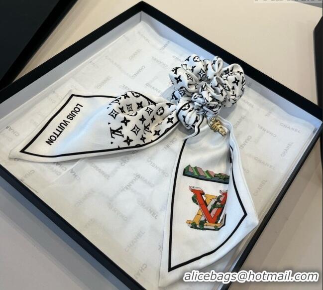 Big Discount Louis Vuitton Monogram Bow Hairring 2110 White 2025