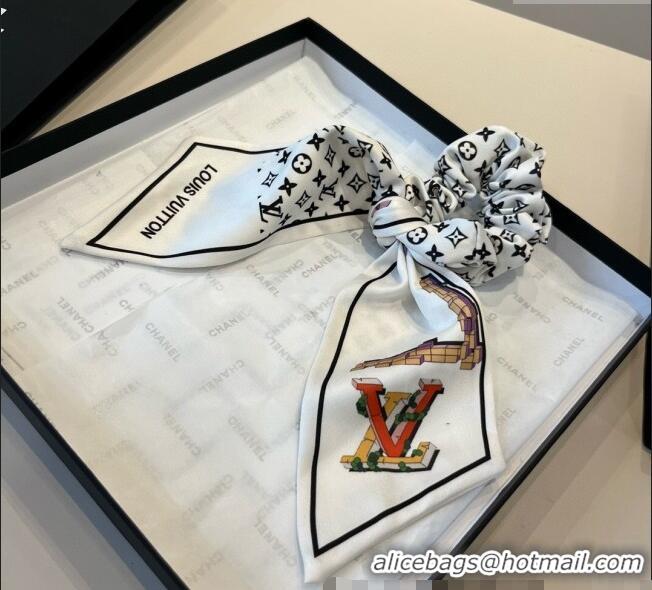Big Discount Louis Vuitton Monogram Bow Hairring 2110 White 2025