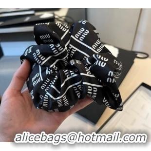 Good Taste Miu Miu Logo Hairring 0512 Black 2025