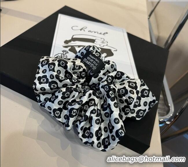 New Cheap Chanel Bloom Hairring 0512 Grey/Black 2025