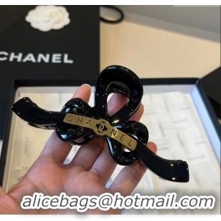 Buy Classic Chanel Bow Hairclip 0513 Black 2025
