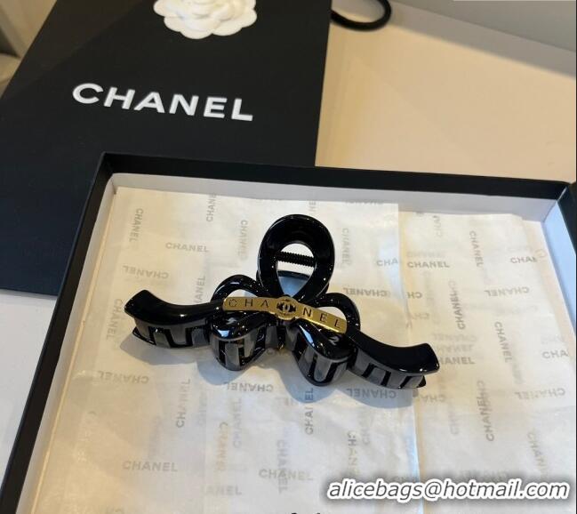 Buy Classic Chanel Bow Hairclip 0513 Black 2025