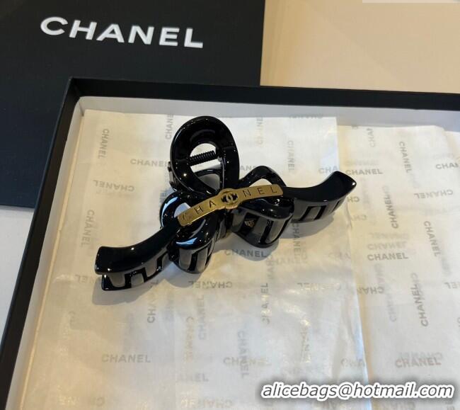 Buy Classic Chanel Bow Hairclip 0513 Black 2025
