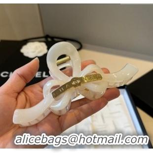 Buy Top Quality Chanel Bow Hairclip 0513 White 2025