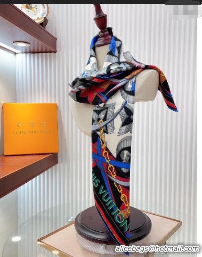 Luxury Classic Louis Vuitton Ultimate Monogram Silk Square Scarf 90cm V4047 Multicolor 2025