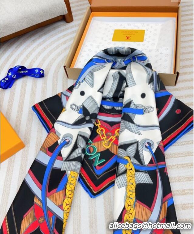 Luxury Classic Louis Vuitton Ultimate Monogram Silk Square Scarf 90cm V4047 Multicolor 2025