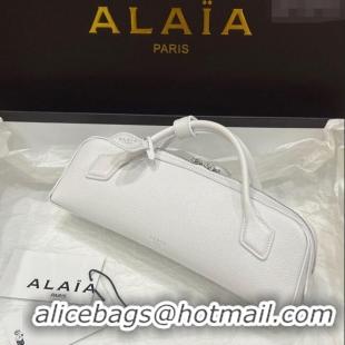 Well Crafted Alaia Le Tecket Long Clutch bag in Grained Leather 68169 White 2025
