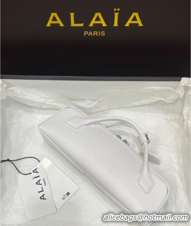 Well Crafted Alaia Le Tecket Long Clutch bag in Grained Leather 68169 White 2025