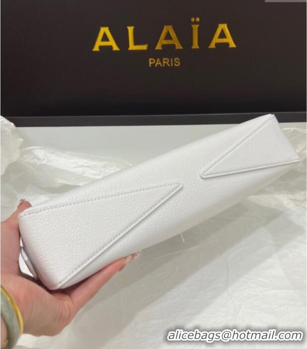 Well Crafted Alaia Le Tecket Long Clutch bag in Grained Leather 68169 White 2025