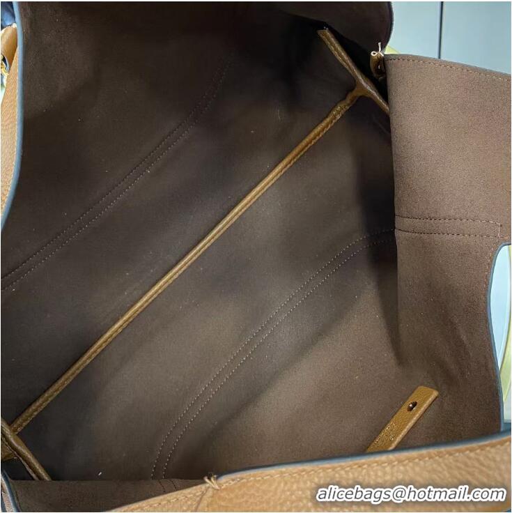 ​Best Grade Gucci Softbit Leather Maxi Top Handle Bag with Oversized Half Horsebit 837466 Brown 2025