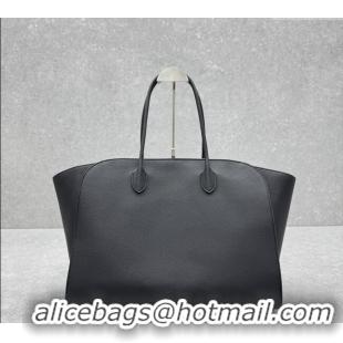Cheapest The Row Marlo 17 Softly Structured Tote Bag in Grained Leather 1895 Black 2025