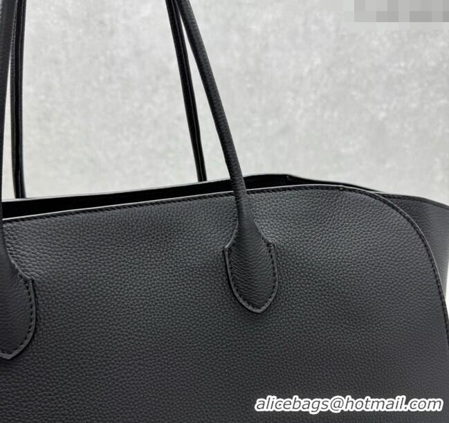 Cheapest The Row Marlo 17 Softly Structured Tote Bag in Grained Leather 1895 Black 2025