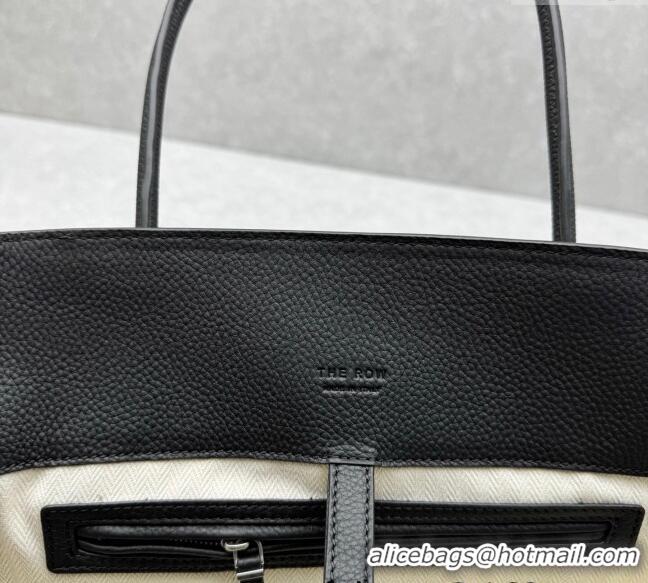 Cheapest The Row Marlo 17 Softly Structured Tote Bag in Grained Leather 1895 Black 2025