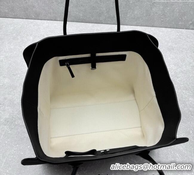 Cheapest The Row Marlo 17 Softly Structured Tote Bag in Grained Leather 1895 Black 2025