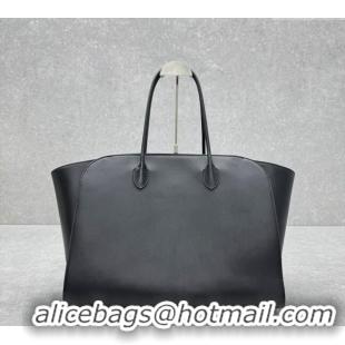 Buy Cheap The Row Marlo 17 Softly Structured Tote Bag in Smooth Leather 1895 Black 2025