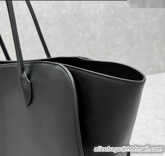 Buy Cheap The Row Marlo 17 Softly Structured Tote Bag in Smooth Leather 1895 Black 2025