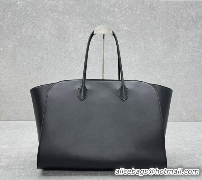 Buy Cheap The Row Marlo 17 Softly Structured Tote Bag in Smooth Leather 1895 Black 2025