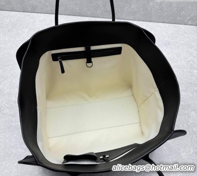 Buy Cheap The Row Marlo 17 Softly Structured Tote Bag in Smooth Leather 1895 Black 2025