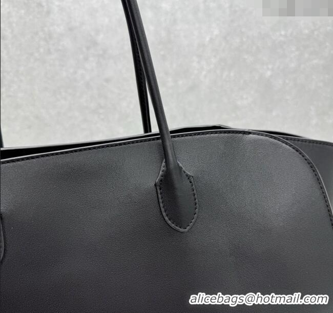 Buy Cheap The Row Marlo 17 Softly Structured Tote Bag in Smooth Leather 1895 Black 2025