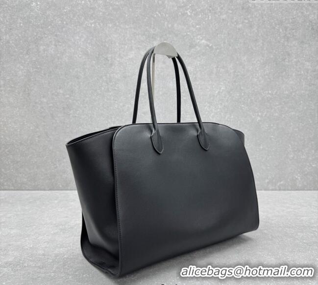 Buy Cheap The Row Marlo 17 Softly Structured Tote Bag in Smooth Leather 1895 Black 2025
