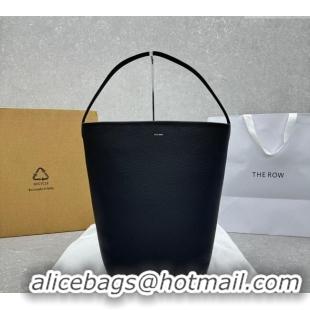 Luxury Cheap The Row Large N/S Park Tote Bag in Grained Leather 1822 Black 2025