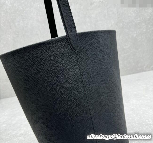 Luxury Cheap The Row Large N/S Park Tote Bag in Grained Leather 1822 Black 2025