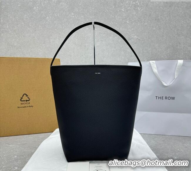 Luxury Cheap The Row Large N/S Park Tote Bag in Grained Leather 1822 Black 2025