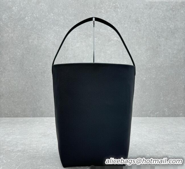 Luxury Cheap The Row Large N/S Park Tote Bag in Grained Leather 1822 Black 2025