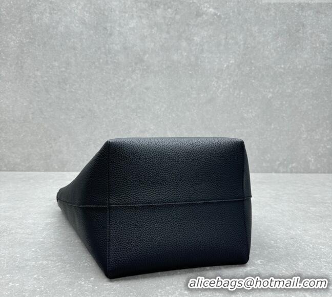 Luxury Cheap The Row Large N/S Park Tote Bag in Grained Leather 1822 Black 2025