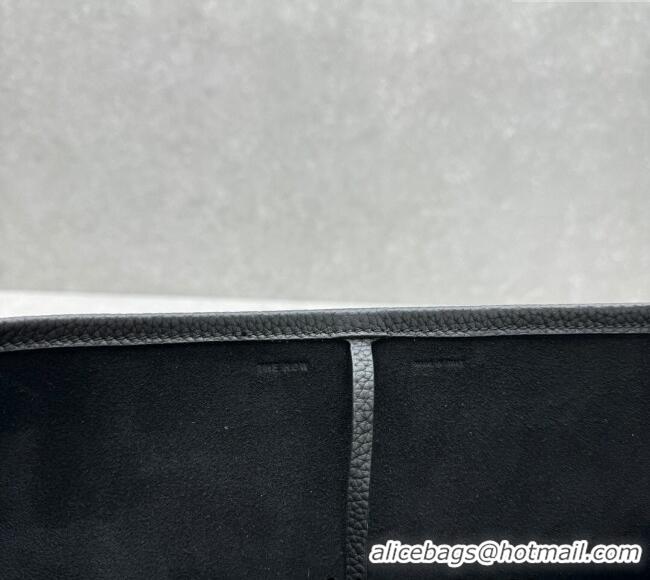 Luxury Cheap The Row Large N/S Park Tote Bag in Grained Leather 1822 Black 2025