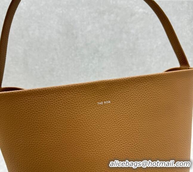 Super Quality The Row Large N/S Park Tote Bag in Grained Leather 1822 Brown 2025