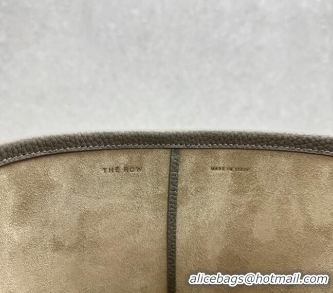 Pretty Style The Row Medium N/S Park Tote Bag in Grained Leather 1822 Grey 2025