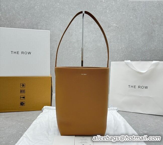 Well Crafted The Row Medium N/S Park Tote Bag in Grained Leather 1822 Brown 2025