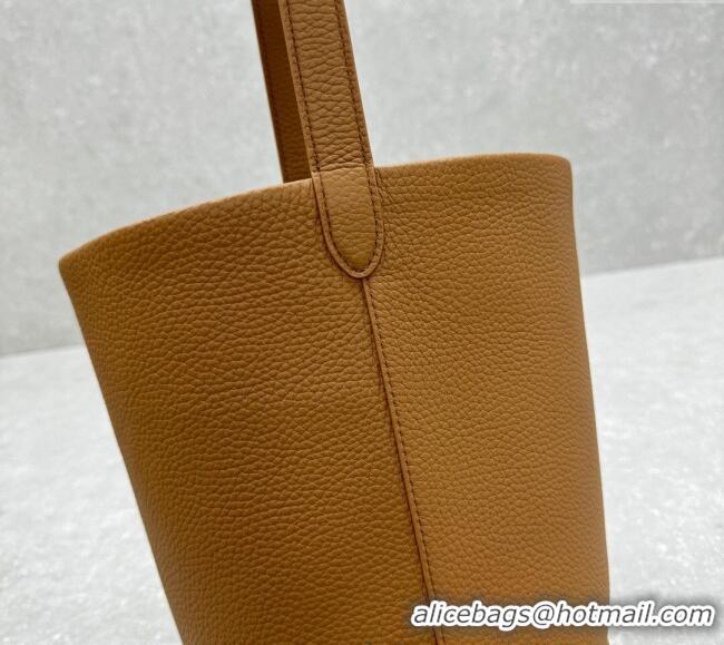 Well Crafted The Row Medium N/S Park Tote Bag in Grained Leather 1822 Brown 2025
