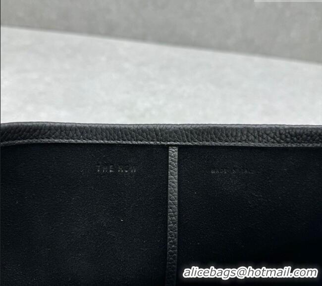 Cheap Price The Row Medium N/S Park Tote Bag in Grained Leather 1822 Black 2025