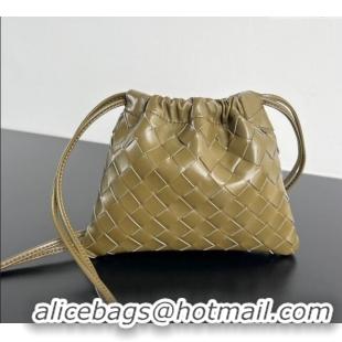 Low Cost Bottega Veneta Small Dustbag in Intrecciato Leather 816987 Seaweed Green 2025
