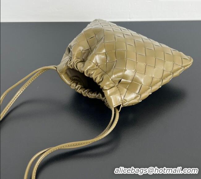 Low Cost Bottega Veneta Small Dustbag in Intrecciato Leather 816987 Seaweed Green 2025