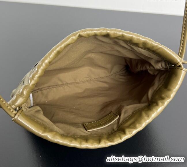 Low Cost Bottega Veneta Small Dustbag in Intrecciato Leather 816987 Seaweed Green 2025