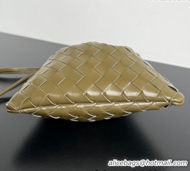 Low Cost Bottega Veneta Small Dustbag in Intrecciato Leather 816987 Seaweed Green 2025