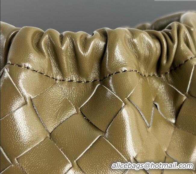 Low Cost Bottega Veneta Small Dustbag in Intrecciato Leather 816987 Seaweed Green 2025
